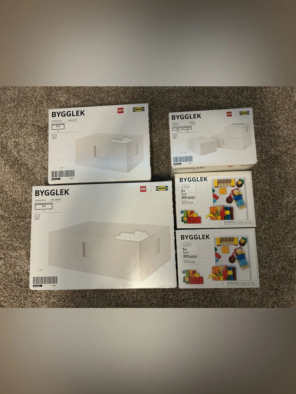 Lot of IKEA and LEGO collaboration BYGGLEK. All unopened. - Picture 1 of 6